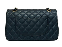 画像をギャラリービューアに読み込む, CHANEL シャネル マトラッセ25 Wフラップ Wチェーンショルダーバッグ 26番台 キャビアスキン ココマーク ゴールド金具 美品 中古 4b009613