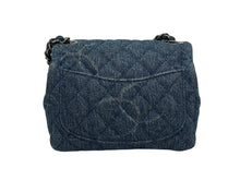 画像をギャラリービューアに読み込む, 極美品 CHANEL シャネル ミニマトラッセ16 Sフラップ Sチェーンショルダーバッグ 30番台 デニム ココマーク シルバー金具 中古 4b009614