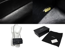 画像をギャラリービューアに読み込む, 極美品 CHANEL シャネル マトラッセ25 Wフラップ Wチェーンショルダーバッグ AO1112 13番台 キャビアスキン シルバー金具 中古 4b009616