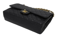 画像をギャラリービューアに読み込む, 極美品 CHANEL シャネル マトラッセ25 Wフラップ Wチェーンショルダーバッグ 14番台 キャビアスキン ココマーク ゴールド金具 中古 4b009617