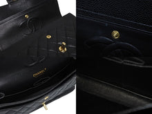 画像をギャラリービューアに読み込む, 極美品 CHANEL シャネル マトラッセ25 Wフラップ Wチェーンショルダーバッグ 14番台 キャビアスキン ココマーク ゴールド金具 中古 4b009617