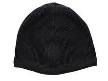 画像をギャラリービューアに読み込む, CHROME HEARTS クロムハーツ THERMAL BEANIE CAP サーマルニットキャップ ビーニー ヴァインダガー ブラック 刺繍 美品 中古 4b009626