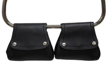 画像をギャラリービューアに読み込む, 極美品 PRADA プラダ 97FW ループ ワンショルダーバッグ レザー ブラック アーカイブ トライアングルロゴ金具 シルバー金具 中古 4b009631