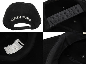 Ma$e Mace VINTAGE Vintage 90's HARLEM WORLD Snapback Cap ONE SIZE HIP HOP Black Embroidery Good Condition Used 4b009637