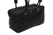 画像をギャラリービューアに読み込む, CHANEL シャネル ポーチ ハンドバッグ カンボンライン ココマーク 13番台 ラムスキン ブラック 美品 中古 4b009644