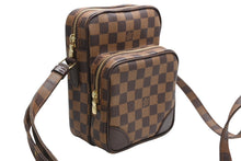 Load image into Gallery viewer, 新品同様 LOUIS VUITTON ルイヴィトン ダミエ アマゾン ショルダーバッグ SPオーダー ブラウン N48074 中古 4b009646