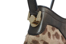 Load image into Gallery viewer, 極美品 Salvatore Ferragamo サルヴァトーレ フェラガモ AX-21 1828 2WAYバッグ レオパード バッグ ハラコ 中古 4b012440