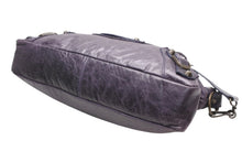 Load image into Gallery viewer, BALENCIAGA バレンシアガ ザ ファースト ハンドバッグ ショルダーバッグ パープル レザー 103208 アンティークゴールド金具 美品 中古 4b012487