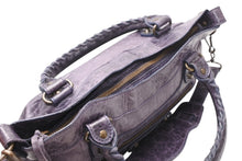 Load image into Gallery viewer, BALENCIAGA バレンシアガ ザ ファースト ハンドバッグ ショルダーバッグ パープル レザー 103208 アンティークゴールド金具 美品 中古 4b012487