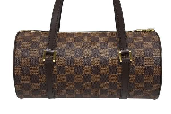 極美品 LOUIS VUITTON ルイヴィトン ハンドバッグ パピヨン30 ダミエキャンバス N51303 ブラウン ゴールド金具 中古 4b009647