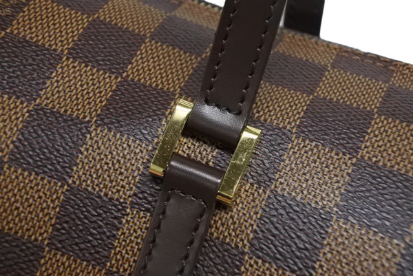 極美品 LOUIS VUITTON ルイヴィトン ハンドバッグ パピヨン30 ダミエキャンバス N51303 ブラウン ゴールド金具 中古 4b009647