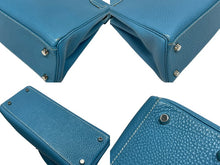 画像をギャラリービューアに読み込む, HERMES エルメス ケリー28 内縫い ブルージーン ◻︎I刻印 トリヨンクレマンス シルバー金具 ハンドバッグ 美品 中古 4b009648