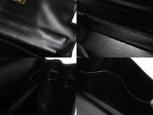 画像をギャラリービューアに読み込む, 極美品 HERMES エルメス ケリー32 外縫い ブラック ○W刻印 カーフスキン ゴールド金具 ハンドバッグ 2WAY 中古 4b009649