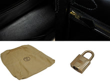 画像をギャラリービューアに読み込む, 極美品 HERMES エルメス ケリー32 外縫い ブラック ○W刻印 カーフスキン ゴールド金具 ハンドバッグ 2WAY 中古 4b009649