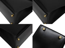 画像をギャラリービューアに読み込む, 極美品 HERMES エルメス ケリー32 外縫い ブラック ○W刻印 カーフスキン ゴールド金具 ハンドバッグ 2WAY 中古 4b009649