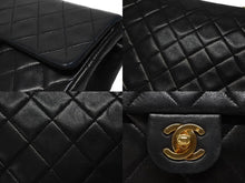 画像をギャラリービューアに読み込む, 極美品 CHANEL シャネル ミニマトラッセ20 ショルダーバッグ 2番台 ココマーク ブラック ラムスキン ゴールド金具 中古 4b009652