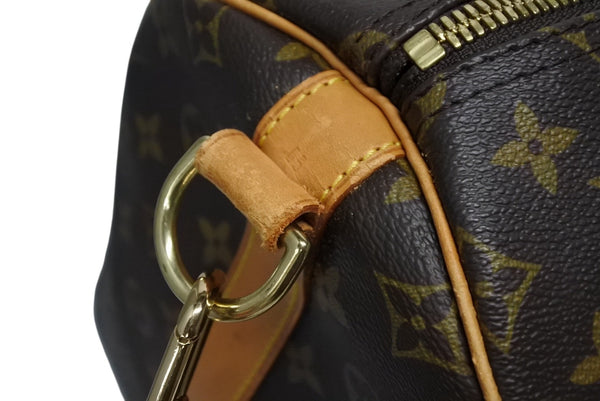 LOUIS VUITTON ルイヴィトン キーポル バンドリエール55 ボストンバッグ M41414 モノグラム ブラウン 美品 中古 4b009653