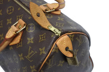 画像をギャラリービューアに読み込む, LOUIS VUITTON ルイヴィトン スピーディ30 ハンドバッグ M41526 モノグラム ブラウン 旧型 美品 中古 4b009655