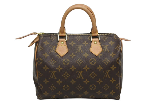 LOUIS VUITTON ルイヴィトン スピーディー25 ハンドバック M41528 モノグラム PVC レザー 中古 4b009657