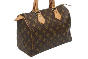 LOUIS VUITTON ルイヴィトン スピーディー25 ハンドバック M41528 モノグラム PVC レザー 中古 4b009657