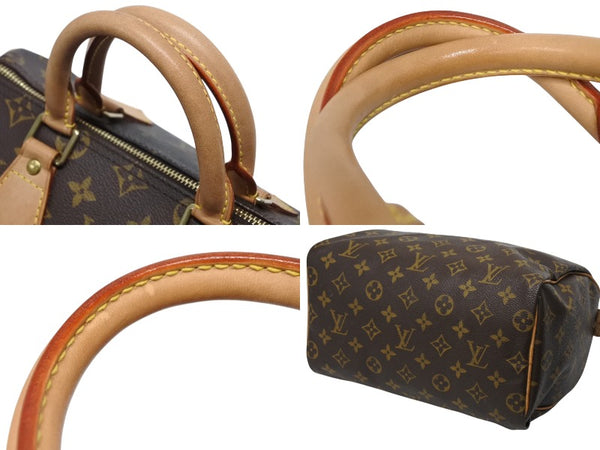 LOUIS VUITTON ルイヴィトン スピーディー25 ハンドバック M41528 モノグラム PVC レザー 中古 4b009657