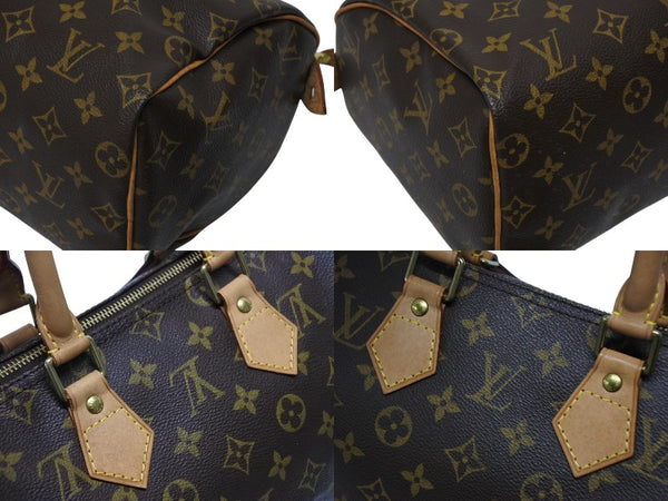 LOUIS VUITTON ルイヴィトン スピーディー25 ハンドバック M41528 モノグラム PVC レザー 中古 4b009657