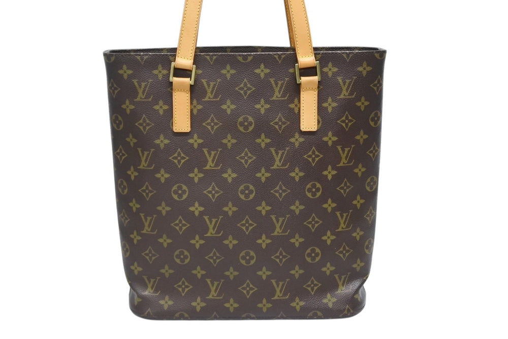 LOUIS VUITTON ルイヴィトン ヴァヴァンGM トートバッグ M51170 モノグラム PVC レザー ブラウン 美品 中古 4b009659