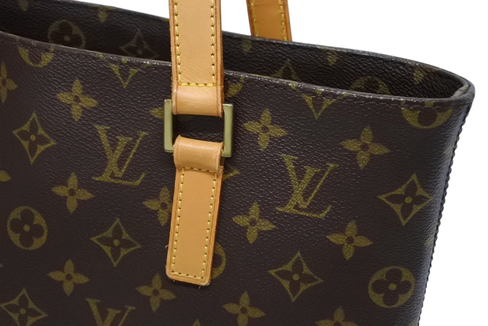 LOUIS VUITTON ルイヴィトン ヴァヴァンGM トートバッグ M51170 モノグラム PVC レザー ブラウン 美品 中古 4b009659