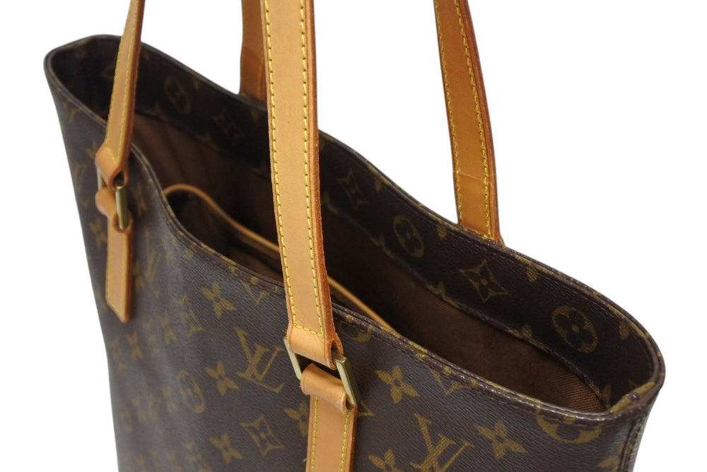 LOUIS VUITTON ルイヴィトン ヴァヴァンGM トートバッグ M51170 モノグラム PVC レザー ブラウン 美品 中古 4b009659