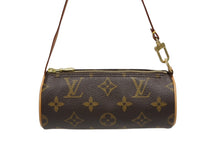画像をギャラリービューアに読み込む, 極美品 LOUIS VUITTON ルイヴィトン パピヨンポーチ モノグラム ブラウン ゴールド金具 中古 4b009660