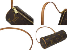 画像をギャラリービューアに読み込む, 極美品 LOUIS VUITTON ルイヴィトン パピヨンポーチ モノグラム ブラウン ゴールド金具 中古 4b009660