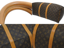 画像をギャラリービューアに読み込む, LOUIS VUITTON ルイヴィトン キーポル50 ボストンバッグ M41426 モノグラム PVC レザー ゴールド金具 美品 中古 4b009665
