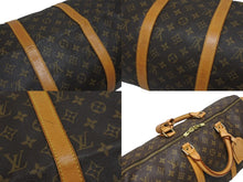 画像をギャラリービューアに読み込む, LOUIS VUITTON ルイヴィトン キーポル50 ボストンバッグ M41426 モノグラム PVC レザー ゴールド金具 美品 中古 4b009665
