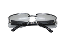画像をギャラリービューアに読み込む, GUCCI グッチ ハーフリム サングラス アイウェア GG 1797/S サイズ61◻︎15 125 GGモノグラム ブラック グレー 美品 中古 4b009669