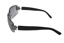 画像をギャラリービューアに読み込む, GUCCI グッチ ハーフリム サングラス アイウェア GG 1797/S サイズ61◻︎15 125 GGモノグラム ブラック グレー 美品 中古 4b009669