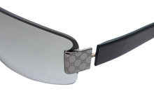 画像をギャラリービューアに読み込む, GUCCI グッチ ハーフリム サングラス アイウェア GG 1797/S サイズ61◻︎15 125 GGモノグラム ブラック グレー 美品 中古 4b009669