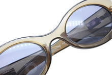 画像をギャラリービューアに読み込む, GUCCI グッチ オーバル サングラス アイウェア GG 2430/S サイズ49◻︎22 135 クリアグリーン グレー 美品 中古 4b009670