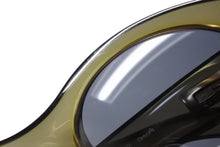 画像をギャラリービューアに読み込む, GUCCI グッチ オーバル サングラス アイウェア GG 2430/S サイズ49◻︎22 135 クリアグリーン グレー 美品 中古 4b009670