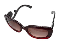 画像をギャラリービューアに読み込む, PRADA プラダ サングラス アイウェア SPR27O MAX-0A5 サイズ54◻︎19 135 ワインレッド 美品 中古 4b009671