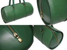 画像をギャラリービューアに読み込む, 極美品 LOUIS VUITTON ルイヴィトン エピ スフロ ハンドバッグ レザー ボルネオグリーン M52224 エピレザー ゴールド金具 中古4b009673