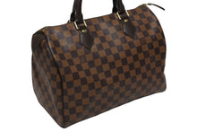 画像をギャラリービューアに読み込む, 新品同様 LOUIS VUITTON ルイヴィトン スピーディ30 ハンドバッグ ダミエキャンバス N41531 ゴールド金具 ブラウン 中古 4b009674