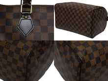 画像をギャラリービューアに読み込む, 新品同様 LOUIS VUITTON ルイヴィトン スピーディ30 ハンドバッグ ダミエキャンバス N41531 ゴールド金具 ブラウン 中古 4b009674