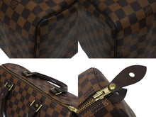 画像をギャラリービューアに読み込む, 新品同様 LOUIS VUITTON ルイヴィトン スピーディ30 ハンドバッグ ダミエキャンバス N41531 ゴールド金具 ブラウン 中古 4b009674