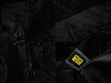 画像をギャラリービューアに読み込む, 極美品 CHANEL シャネル ポーチ ハンドバッグ カンボンライン ココマーク 9番台 ラムスキン ベージュ ブラック 中古 4b009678