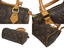 画像をギャラリービューアに読み込む, LOUIS VUITTON ルイヴィトン ミニスピーディ ハンドバッグ モノグラム M41534 PVC ブラウン 美品 中古 4b009679