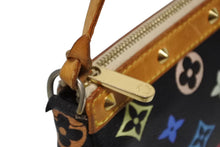 画像をギャラリービューアに読み込む, LOUIS VUITTON ルイヴィトン ポシェットアクセソワール アクセサリーポーチ M92648 モノグラム マルチカラー ブラック 美品 中古 4b009680