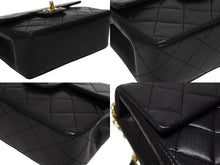 画像をギャラリービューアに読み込む, 極美品 CHANEL シャネル ミニマトラッセ17 ショルダーバッグ ココマーク 1番台 ラムスキン ブラック ゴールド金具 中古 4b009683