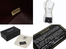 画像をギャラリービューアに読み込む, 極美品 CHANEL シャネル ミニマトラッセ17 ショルダーバッグ ココマーク 1番台 ラムスキン ブラック ゴールド金具 中古 4b009683