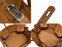 画像をギャラリービューアに読み込む, HERMES エルメス ショルダーバーキン トリヨンクレマンス ◻︎J刻 ゴルチェ期 ゴールド シルバー金具 美品 中古 4b009685