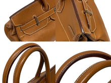 画像をギャラリービューアに読み込む, HERMES エルメス ショルダーバーキン トリヨンクレマンス ◻︎J刻 ゴルチェ期 ゴールド シルバー金具 美品 中古 4b009685